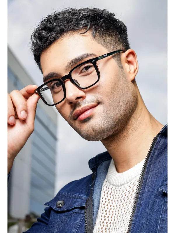 Sabestian Clear Black Eyeglass - SunglassesMart