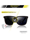 Classic Black Wayfarer Sunglasses – Toughened Glass Lens | UV Protection | Unisex - SunglassesMart