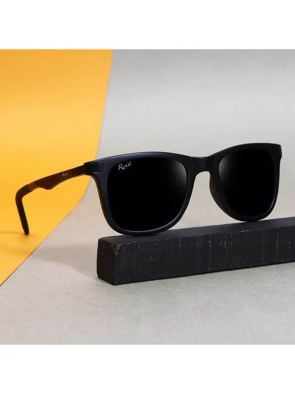 Classic Black Wayfarer Sunglasses – Toughened Glass Lens | UV Protection | Unisex - SunglassesMart