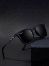 Classic Black Wayfarer Sunglasses – Toughened Glass Lens | UV Protection | Unisex - SunglassesMart