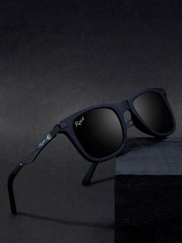 Classic Black Wayfarer Sunglasses – Toughened Glass Lens | UV Protection | Unisex - SunglassesMart