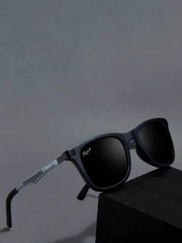 Classic Black Wayfarer Sunglasses – Toughened Glass Lens | UV Protection | Unisex - SunglassesMart