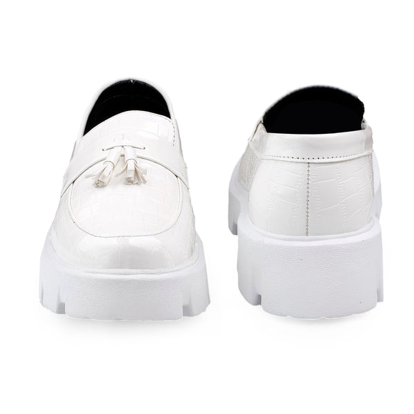 Vegan Leather Trendy Slip-On Sneakers for Men | British Casual Loafers