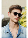 Hot Small Black Rectangle Sunglass - SunglassesMart