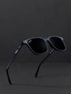 Hot Small Black Rectangle Sunglass - SunglassesMart