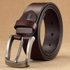 Men's genuine high quality leather belt formal and casual wear - SunglassesMart