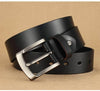 Men's genuine high quality leather belt formal and casual wear - SunglassesMart