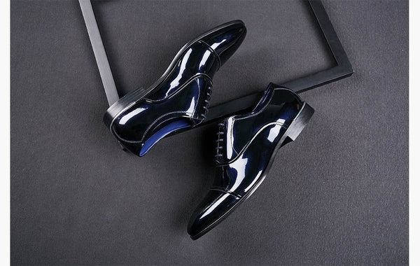 Shiny Black Antiwrinkle Shoes - SunglassesMart