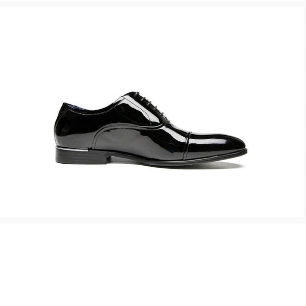 Shiny Black Antiwrinkle Shoes - SunglassesMart