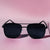 Jacques Black Rectangle Sunglasses - SunglassesMart