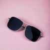 Jacques Silver Black Rectangle Sunglasses - SunglassesMart