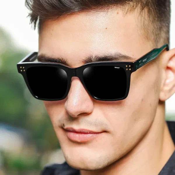 Martin Square Black - SunglassesMart