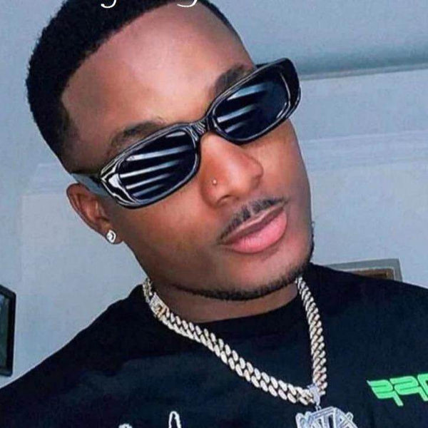 Vintage Rectangle Black Sunglasses - SunglassesMart