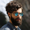 Vintage Retro Polarized Round Steampunk Sunglasses - SunglassesMart