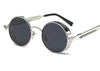 Vintage Retro Polarized Round Steampunk Sunglasses - SunglassesMart