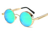 Vintage Retro Polarized Round Steampunk Sunglasses - SunglassesMart