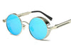 Vintage Retro Polarized Round Steampunk Sunglasses - SunglassesMart