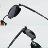 Vintage Retro Polarized Round Steampunk Sunglasses - SunglassesMart