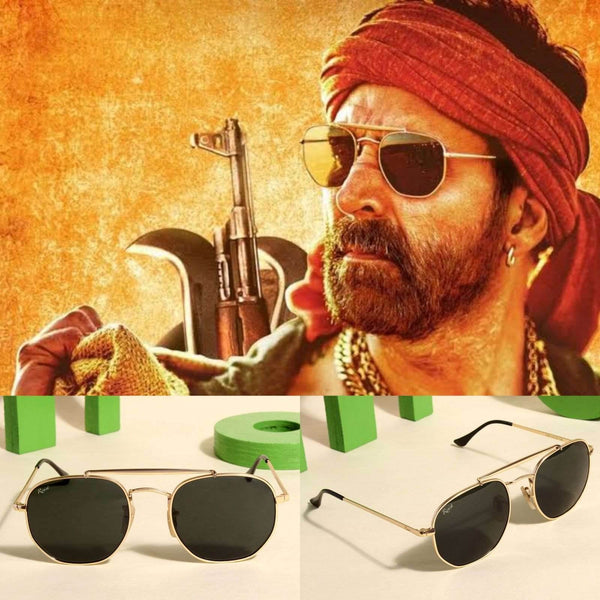 Double Bridge Green Sunglass - SunglassesMart