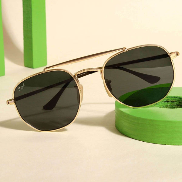 Double Bridge Green Sunglass - SunglassesMart