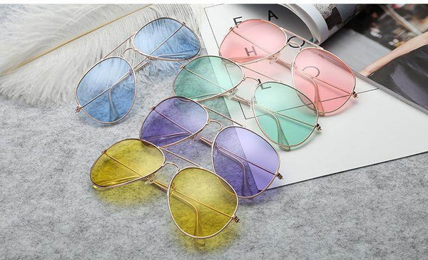 Yellow Candy Night Vision Aviator Sunglasses For Men And Women - SunglassesMart