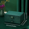 Luxury Velvet Jewelry Organizer Box with Drawers - SunglassesMart