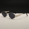 Women’s Retro Rhombus Punk Hip-Hop Metal Frame Fashion Glasses - SunglassesMart