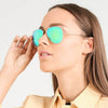 Pilot Green Reflector Sunglasses - SunglassesMart