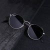 Thomas Round Sunglasses (Free Size, Silver Frame) - SunglassesMart