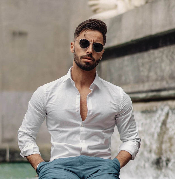 Thomas Round Sunglasses (Free Size, Silver Frame) - SunglassesMart