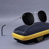Thomas Round Sunglasses (Free Size, Silver Frame) - SunglassesMart