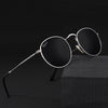 Thomas Round Sunglasses (Free Size, Silver Frame) - SunglassesMart
