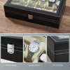 Leather Lockable Watch & Jewelry Storage Box - SunglassesMart