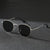 Hexagonal Black Metal Pilot Glasses - SunglassesMart