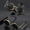 Men's Antique Steampunk Round Flip-Up Glasses - SunglassesMart