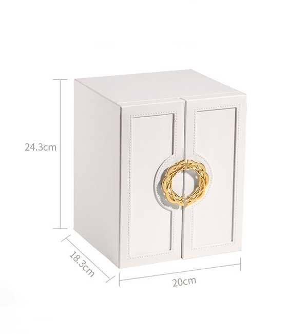 Convenient LuxuryJewellery Box with 5 Levels Large Jewellery Case with Drawer and Watch - SunglassesMart