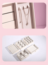 Convenient LuxuryJewellery Box with 5 Levels Large Jewellery Case with Drawer and Watch - SunglassesMart