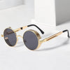 Vintage Round Steampunk Sunglasses - SunglassesMart