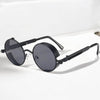 Vintage Round Steampunk Sunglasses - SunglassesMart