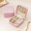 Travel-Friendly PU Leather Mini Jewelry Box – Compact | SUNGLASSES MART - SunglassesMart