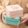 Travel-Friendly PU Leather Mini Jewelry Box – Compact | SUNGLASSES MART - SunglassesMart