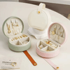 Compact Travel Jewelry Box with Handle – Elegant Organizer | SUNGLASSES MART - SunglassesMart
