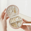 Compact Travel Jewelry Box with Handle – Elegant Organizer | SUNGLASSES MART - SunglassesMart