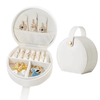 Compact Travel Jewelry Box with Handle – Elegant Organizer | SUNGLASSES MART - SunglassesMart