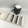5 Slots Foldable PU Leather Sunglasses Eyeglasses Travel Organizer - SunglassesMart