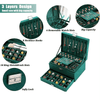 Large Velvet Ring Necklace Earring Jewelry Packaging Organizer Box - SunglassesMart