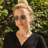 Retro Oval Metal Glasses – Casual Summer Eyewear