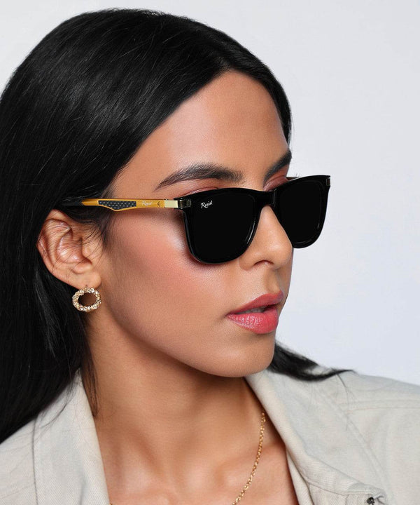Classic Black Wayfarer Sunglasses (52 mm) - SunglassesMart
