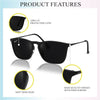 Classic Wayfarer/Rectangular Sunglasses (58 mm) - SunglassesMart