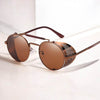 Double Bridge Steampunk Vintage Cap Sunglasses - SunglassesMart